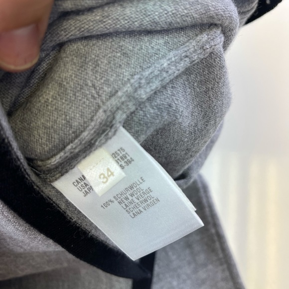 Escada Gray Black Cardigan Top Tank TwinSet 34 36 - Picture 5 of 10